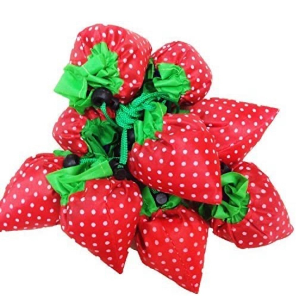 Strawberry foldable bag